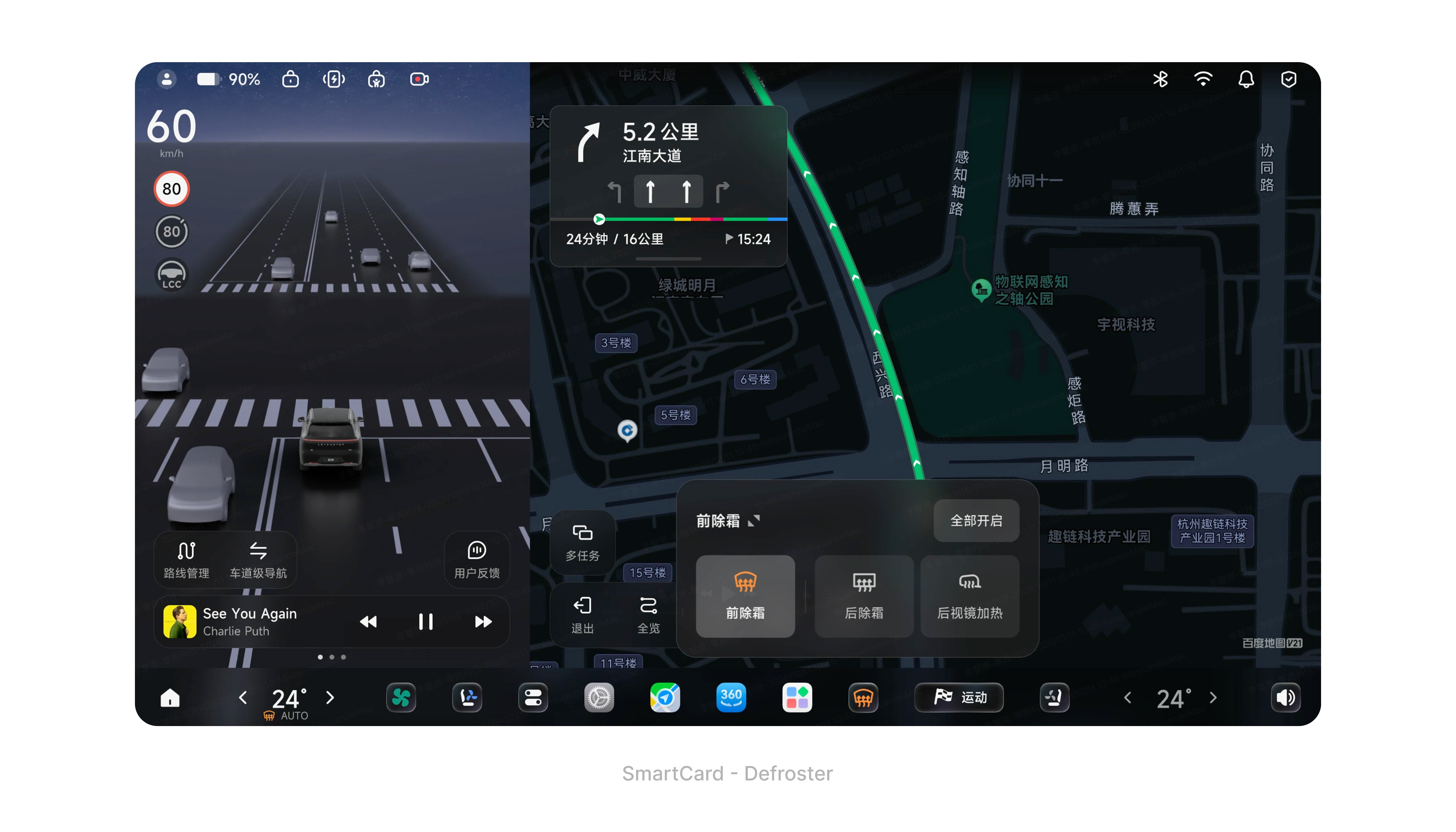 v1 dashboard with CUI panel
